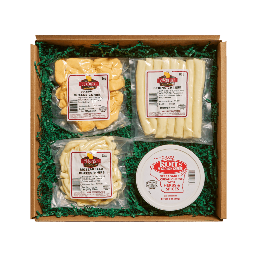Ron's Wisconsin Cheese Snack Pack Cheese Gift Box