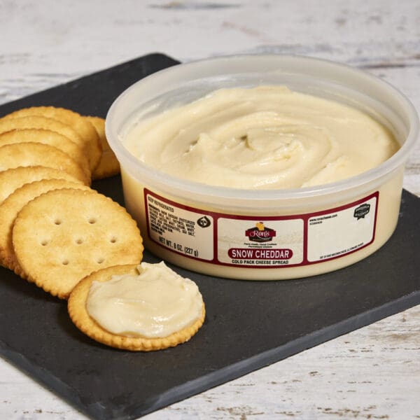 Ron’s Wisconsin Cheese Snow Cheddar Spread Ron's Wisconsin Cheese Snow Cheddar Spread