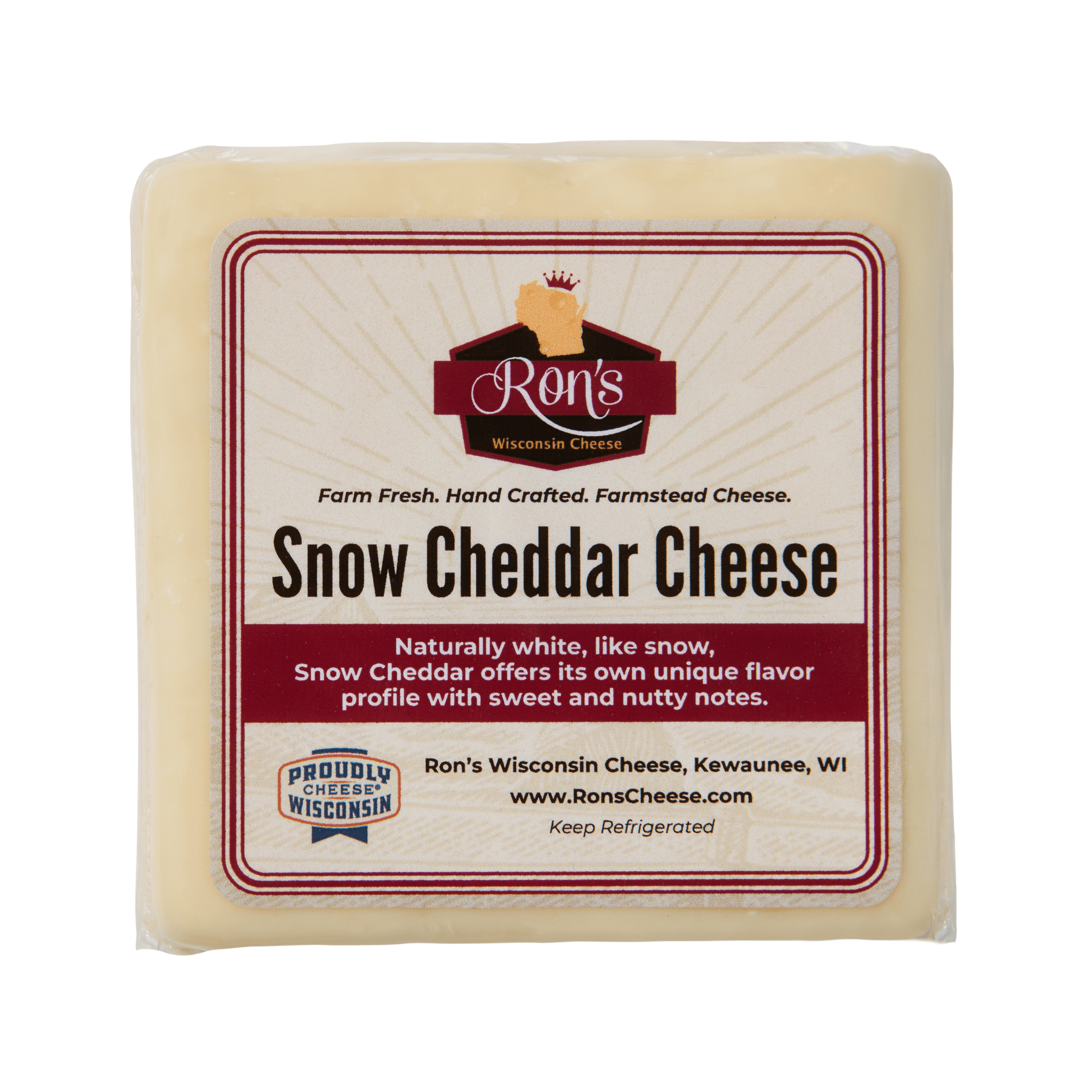 Ron's Snow Cheddar Block 