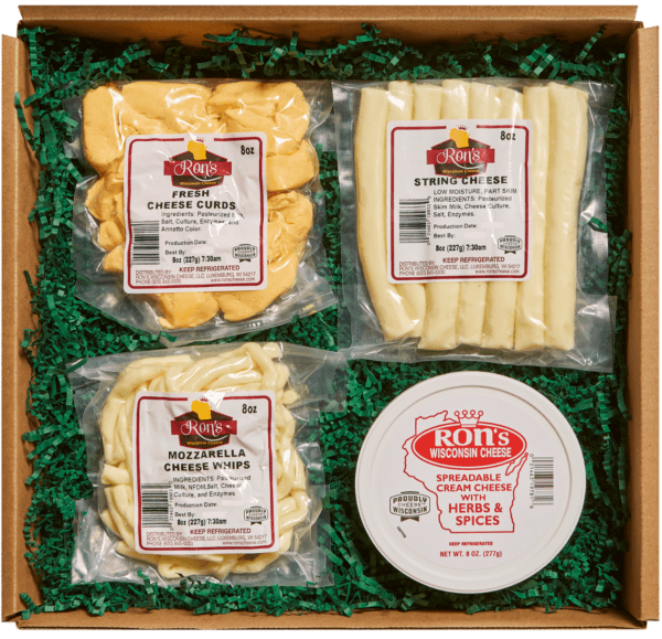 Ron's Wisconsin Cheese Snack Pack Cheese Gift Box