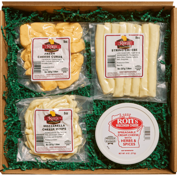 Ron's Wisconsin Cheese Snack Pack Cheese Gift Box