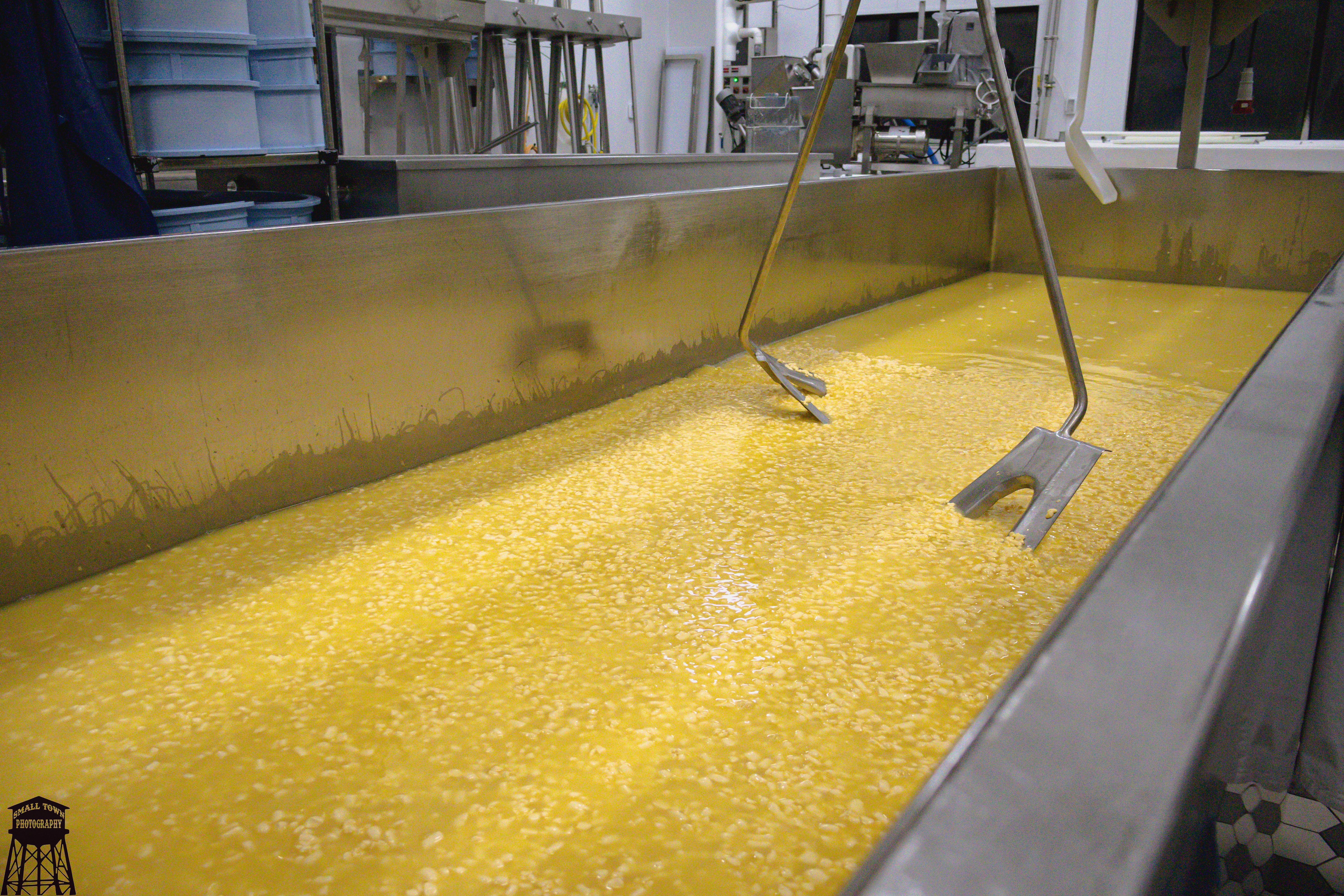 Stirring Cheese Curds