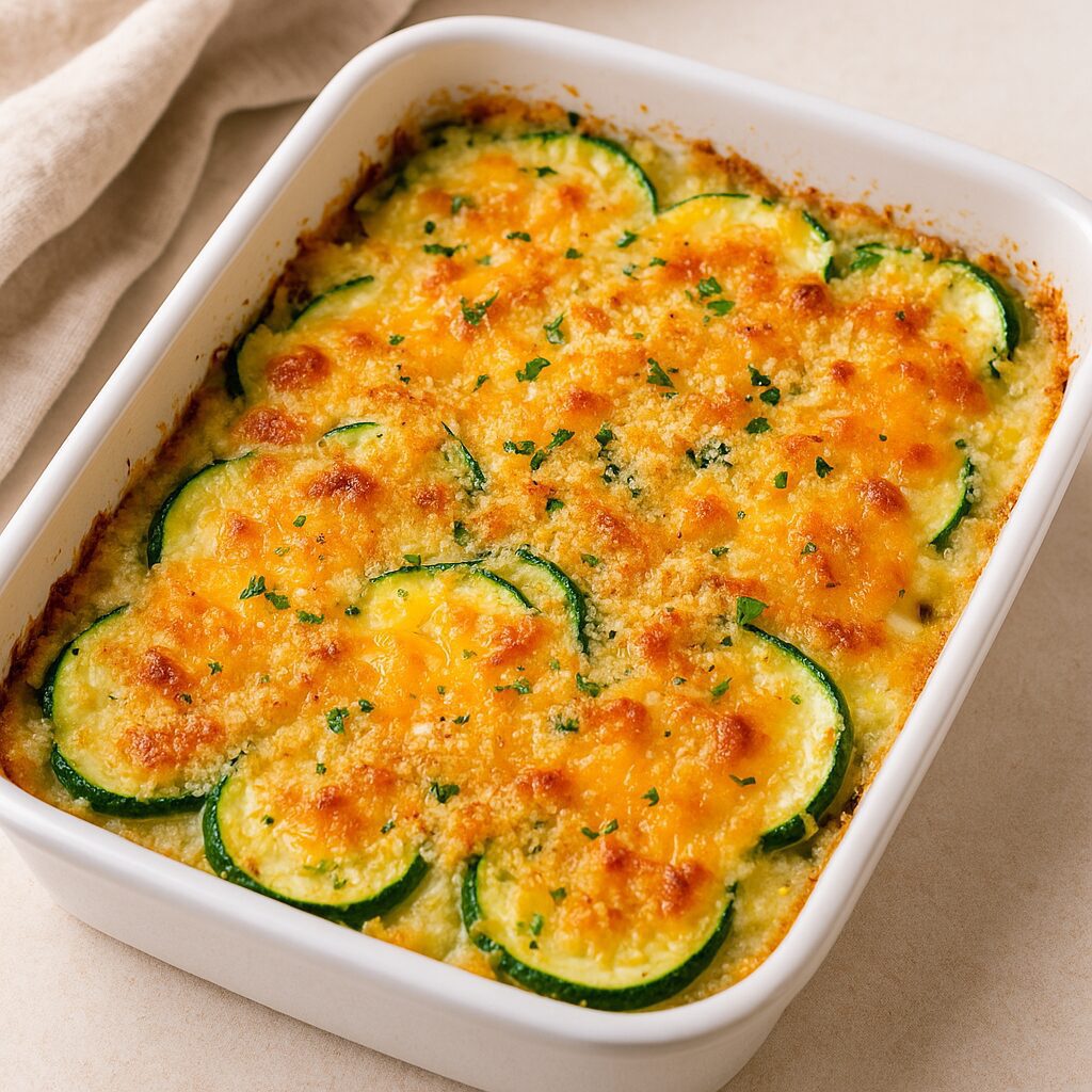 Cheesy Zucchini Bake