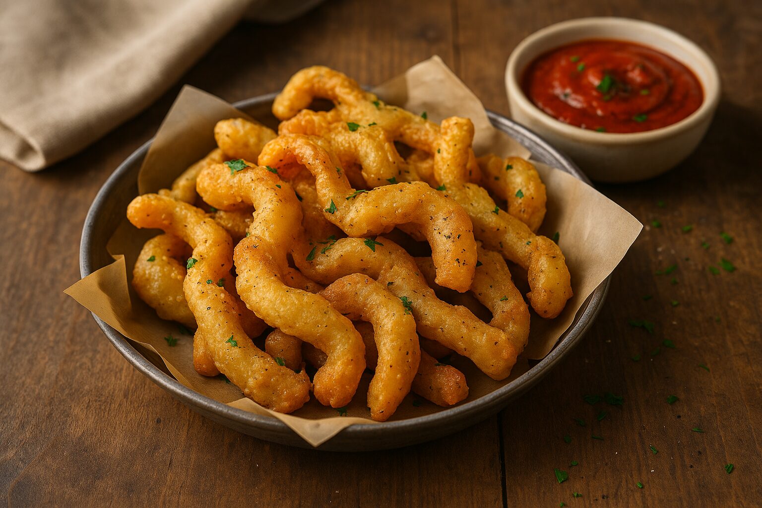Savory Deep Fried Cheese Whips