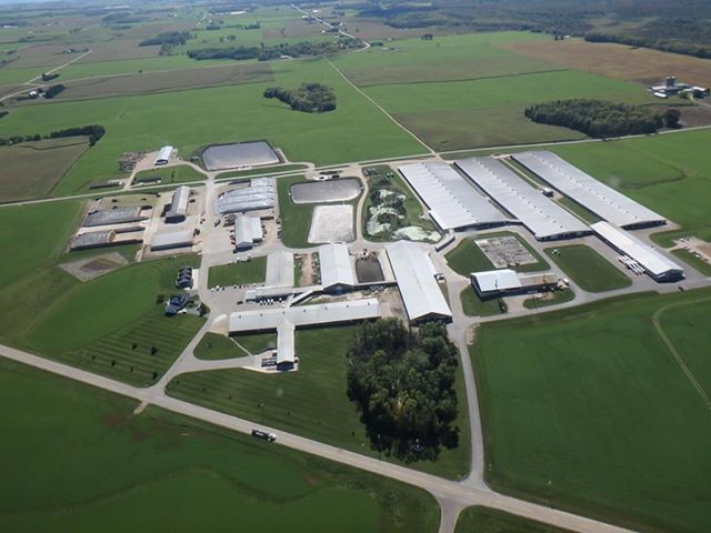 Farmstead Aerial View 