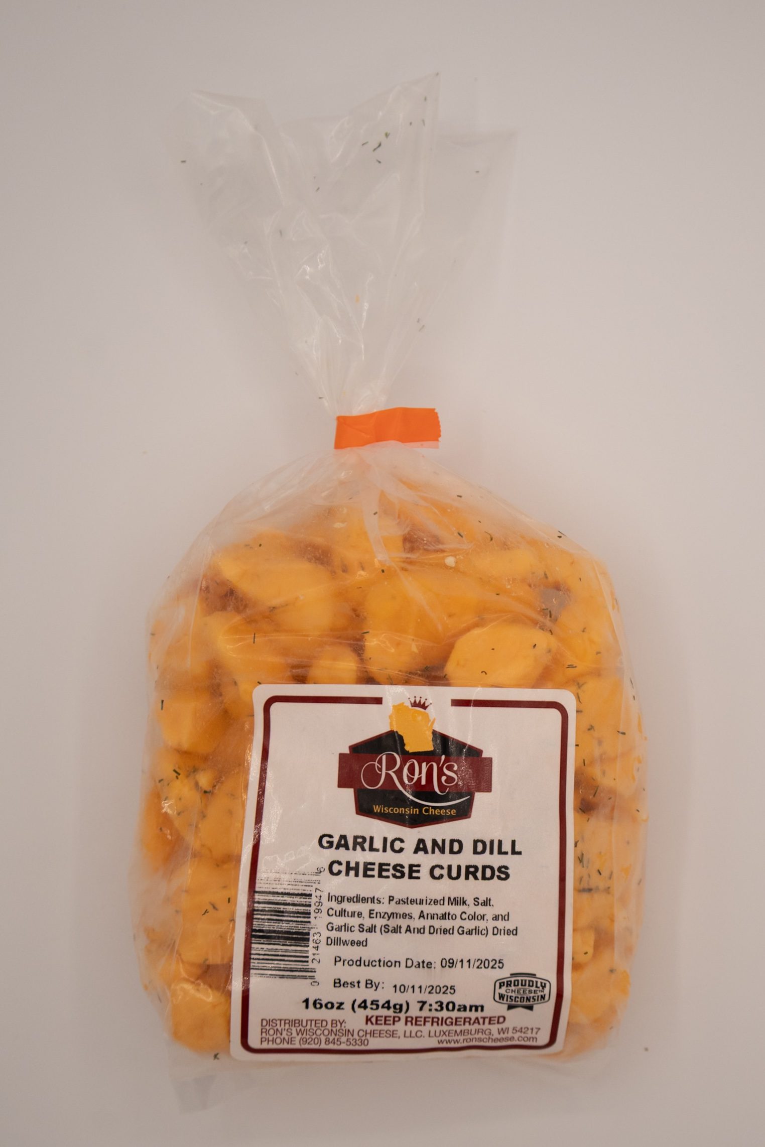 16oz Garlic and Dill Cheese Curds