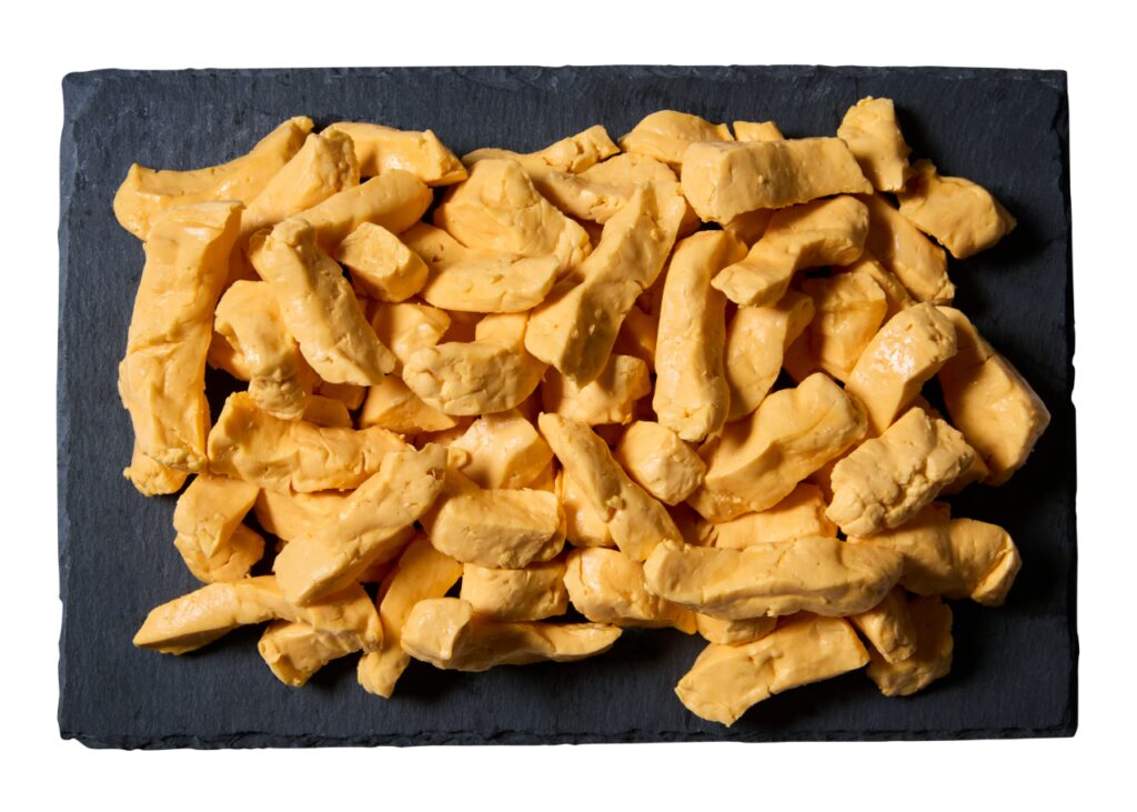 Cheddar Cheese Curd Display